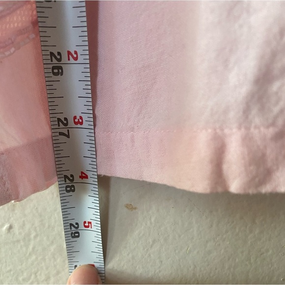 Quacker Factory Pink Palm Tree Sequin Button Up Shirt Women’s Plus Size 1X VTG - Picture 9 of 11